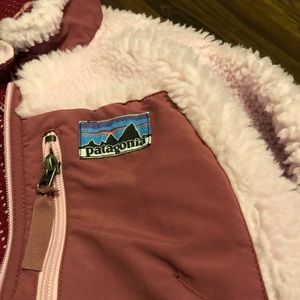Pink puffy Patagonia zippy